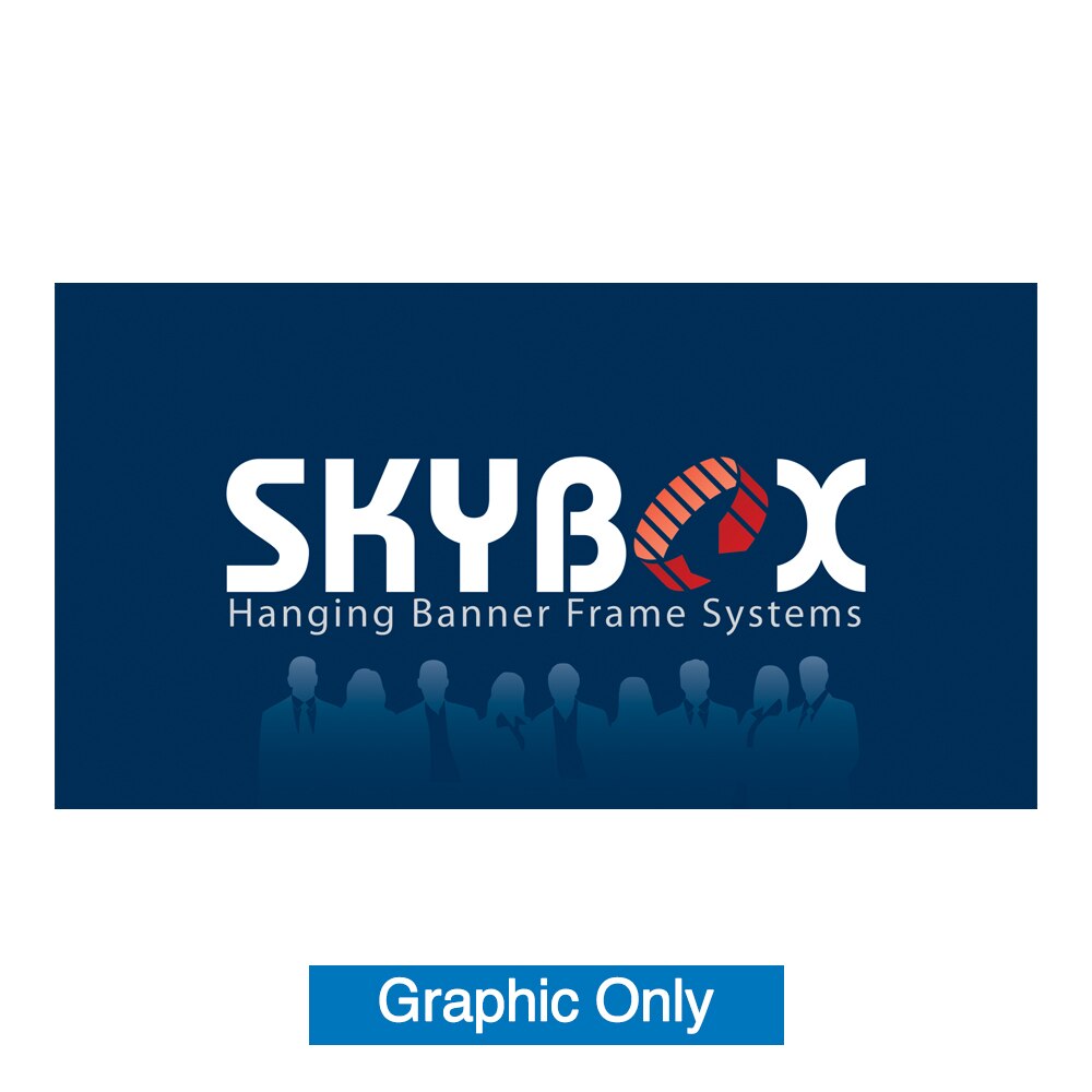 15ft Skybox Hanging Banner Flat Panel — 96 in Graphic Only